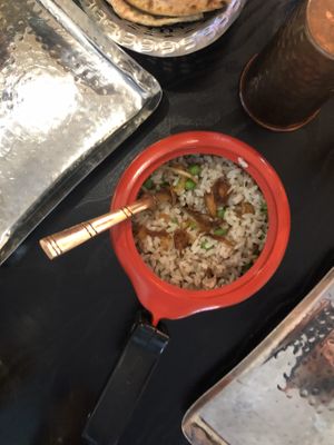Brown Rice with Cashew Nuts at Bhaji Pala in Gatley