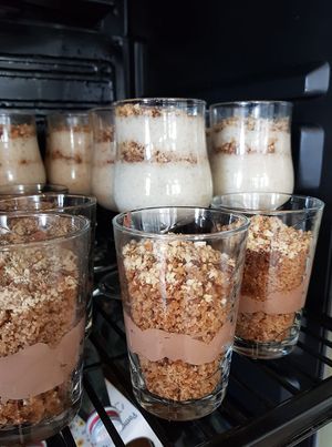 Desserts du jour at L'ours Herbivore in Saint-brieuc