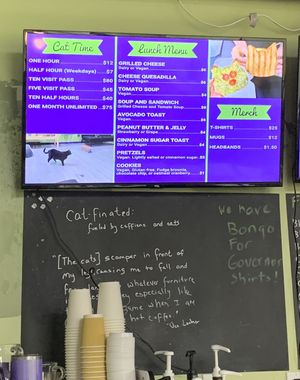 menu  at The Kitty Beautiful in Orlando