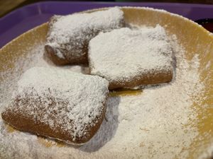Vegan Beignets!  at Scat Cat's Club in Orlando