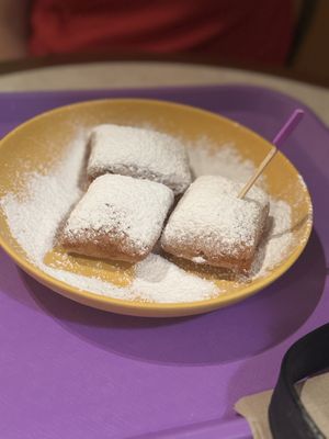 Allergen friendly beignets   at Scat Cat's Club in Orlando