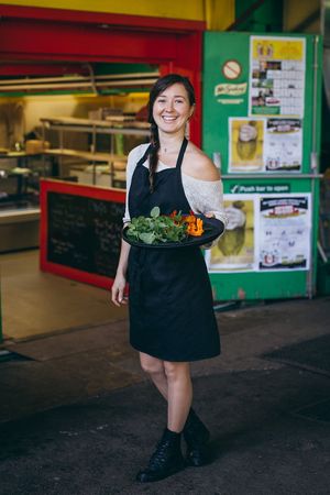 Welcoming our guests with a warm Nimbin smile is our amazing front of house angel Tegan at Nimbin Bush Theatre in Nimbin