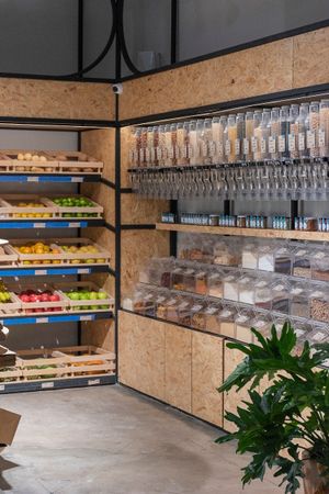 Bulk groceries at Mora Mora - Condesa in Mexico City