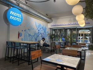 Restaurant area  at Mora Mora - Condesa in Mexico City