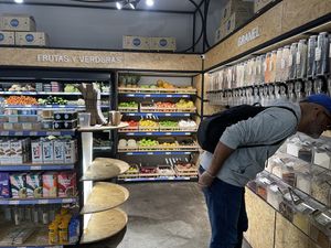 Dried goods fresh produce fresh juices  at Mora Mora - Condesa in Mexico City