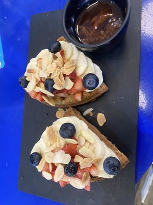 Tahini Waffle (half order)  at Mora Mora - Condesa in Mexico City