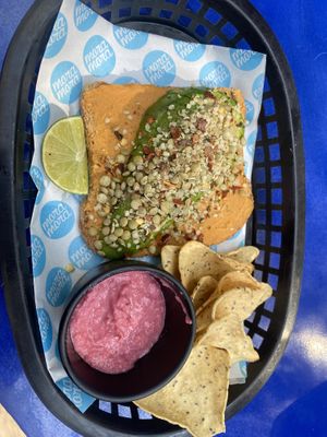 Avo Toast on Ezekiel Bread  at Mora Mora - Condesa in Mexico City