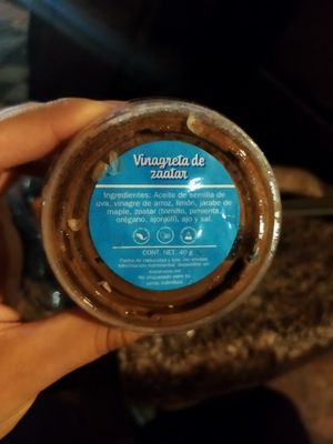 La vinagreta que viene con el Habibi protein at Mora Mora - Condesa in Mexico City