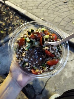 Habibi protein at Mora Mora - Condesa in Mexico City