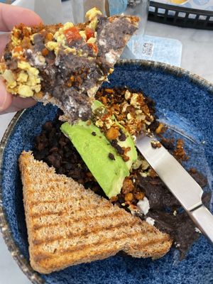 Scrambled Tofu  at Mora Mora - Condesa in Mexico City