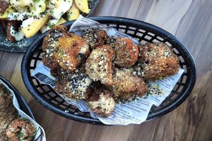 Cauliflower Wings! at Plant Based Eatz in Gold Coast