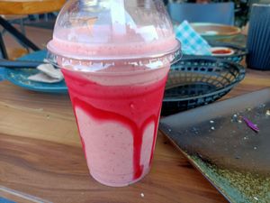 Strawberry Shake at Plant Based Eatz in Gold Coast