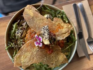 Corn Fritters unlike anything you’ve ever experienced 🌱 at Plant Based Eatz in Gold Coast