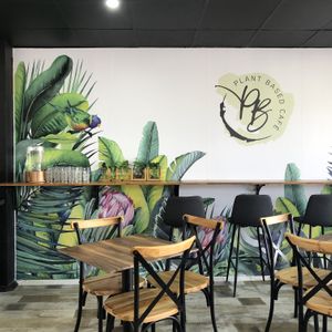 Wall Art at Plant Based Eatz in Gold Coast