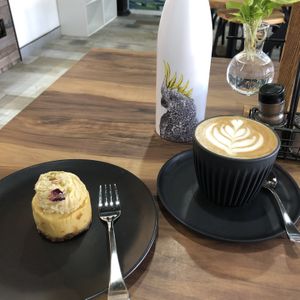 Mango macadamia cheesecake  at Plant Based Eatz in Gold Coast