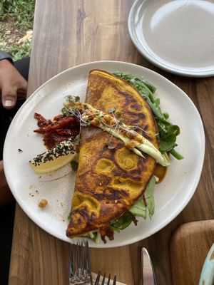 Vegan Omelette at Plant Based Eatz in Gold Coast