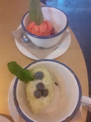 Vegan ice cream at Alter Schlachthof in Bressanone