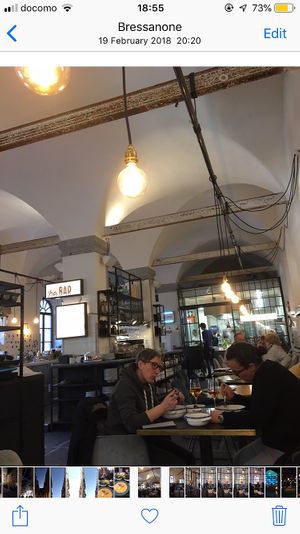 The bar at Alter Schlachthof in Bressanone