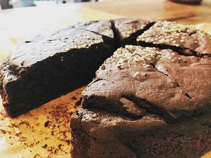 Vegan Chocolate Cake(Gulten-free) at Ananda in Shizuoka