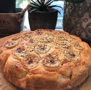 Vegan Banana Cake(Gulten-free) at Ananda in Shizuoka