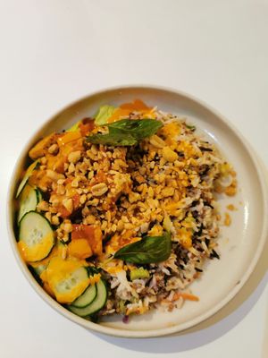 Korean crunch bowl at Archway Verdun in Montreal