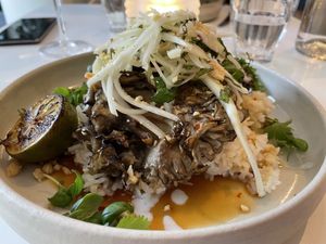 Maitake steak   at Archway Verdun in Montreal