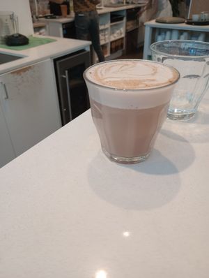 Chai latte at Archway Verdun in Montreal