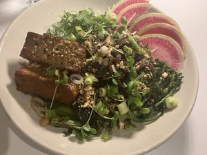 Tempeh udon  at Archway Verdun in Montreal