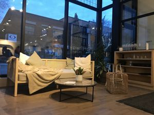 Cozy lounging area at Archway Verdun in Montreal