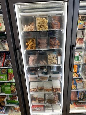 Frozen products  at God Save The Green in Barcelona