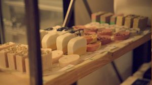 des savons faits main à Montréal at Epicerie Muscade in Montreal