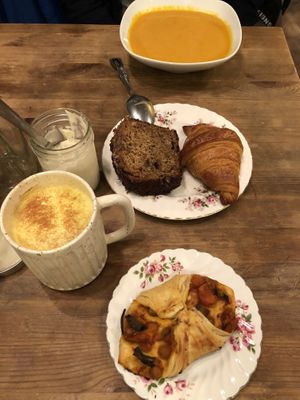 Trying everything :) at Epicerie Muscade in Montreal