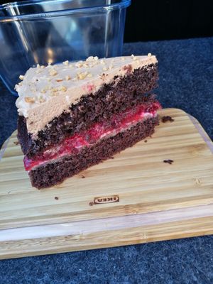 Schoko-Marzipan-Pflaume-Nougat Torte at Fräulein Grün in Garmisch Partenkirchen