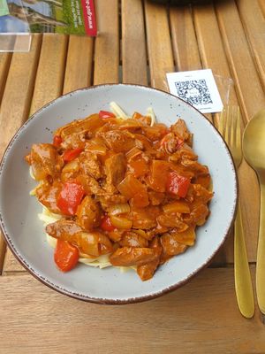 Gulasch stew at Fräulein Grün in Garmisch Partenkirchen