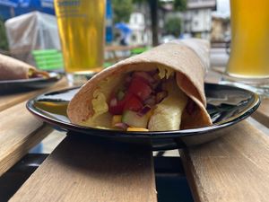 Tex-Mex wrap at Fräulein Grün in Garmisch Partenkirchen