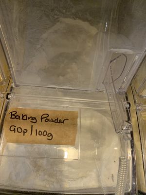 Baking powder at Awesome Wales in Barry
