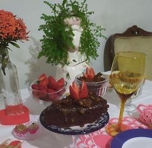 Nhram Ogrinha at Ravegana Doceria in Salvador