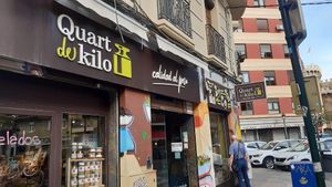 Shop front  at Quart de Kilo in Valencia