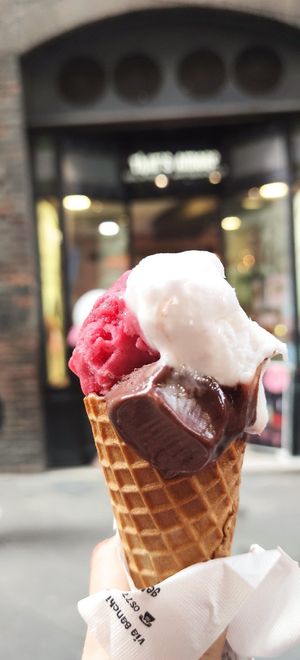 Ice cream at That's Amore in Siena