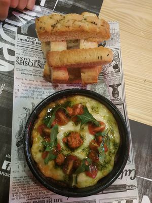 Provoleta at Tundra Fusion Burger in Malaga