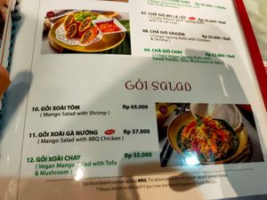 Salad at Saigon Delight - Tanah Abang in Jakarta