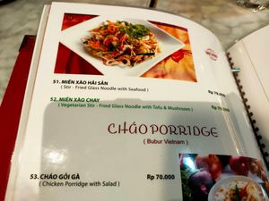 Stir-fried glass noodle at Saigon Delight - Tanah Abang in Jakarta