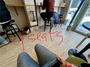 There are nine seats insidee  at Shochiku-en in Tokyo