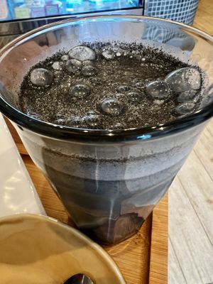 Protein sesame smoothie (I wasn’t a fan but that’s just me)  at Shochiku-en in Tokyo