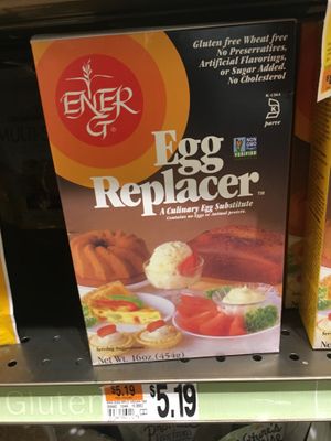 Vegan egg replacers at Giant Food in Alexandria