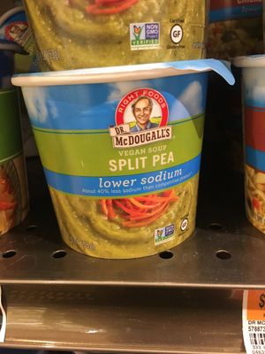 Vegan split pea soup at Giant Food in Alexandria