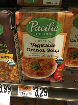 Vegan soup at Giant Food in Alexandria