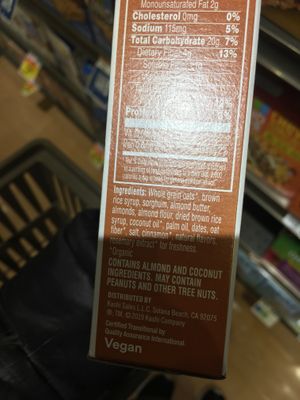 Vegan label at Giant Food in Alexandria