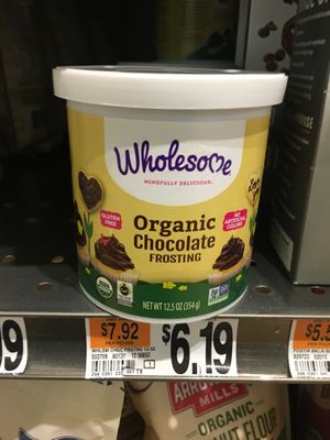 Vegan frosting at Giant Food in Alexandria