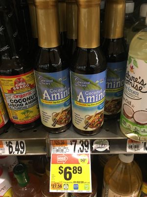 Vegan soy sauce alternative at Giant Food in Alexandria